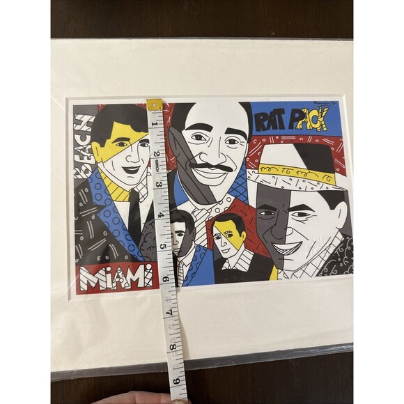 Romero Britto Eat Pack At Miami Beach Pop Art - 6” X 9” - Picture 9 of 9